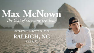 Concerts - Max McNown - The Cost of Growing Up Tour