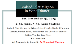 Community - Braised Filet Mignon in Wine Winner 12/13/25