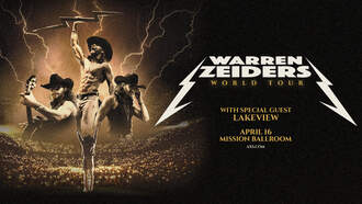 Concerts - Warren Zeiders at Mission Ballroom 4/16