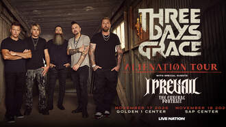 Concerts - Join Three Days Grace at the Golden 1 Center on Nov 17th, 2026