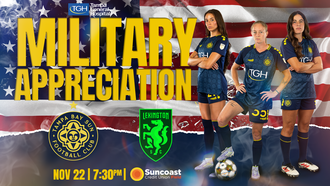 Tampa Bay Sun FC Military Appreciation Night