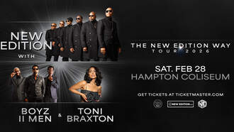 Concerts - New Edition, Boyz II Men, and Toni Braxton at Hampton Coliseum