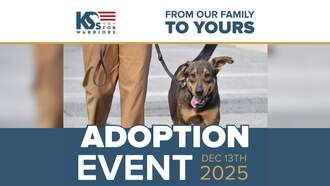 K9s For Warriors Adoption Event - December 13