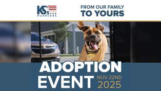 K9s For Warriors Adoption Event - November 22