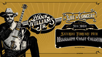 Hank Williams, Jr. at the Mississippi Coast Coliseum in Biloxi 