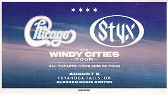 Chicago and Styx at Blossom Music Center
