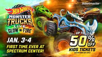 Entertainment - Hot Wheels Monster Trucks Live @ Spectrum Center January 3-4, 2026