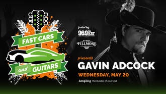 Concerts - Gavin Adcock at The Fillmore May 20th, 2026