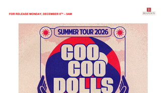 Concerts - SUMMER TOUR 2026 WITH THE GOO GOO DOLLS AND SPECIAL GUEST NEON TREES