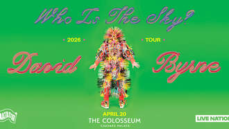 Concerts - David Byrne at The Colosseum!