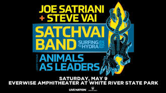 Concerts - Satchvai Band ft Joe Satriani and Steve Vai at Everwise Amphitheater