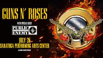 Guns N’ Roses performing with Public Enemy this July!