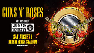 GUNS N' ROSES HERSHEYPARK STADIUM AUGUST 2026