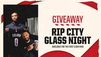 Entertainment - Trail Blazers Rip City Glass Night 