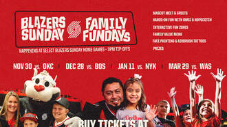 Entertainment - Trail Blazers Sunday Family Fundays 