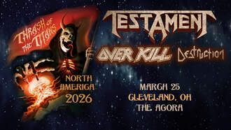 Concerts - Testament at The Agora