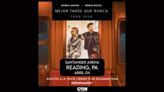 Conciertos - Romeo Santos & Prince Royce: Mejor Tarde Que Nunca Tour
