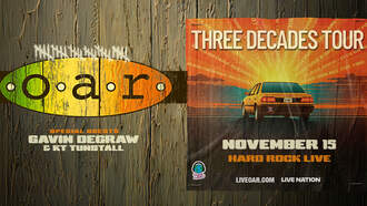 Concerts - O.A.R. Three Decades Tour at Hard Rock Live 11/15