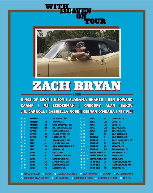 Zach Bryan @ The Woodlands in Dover, Delaware | Froggy 99.9