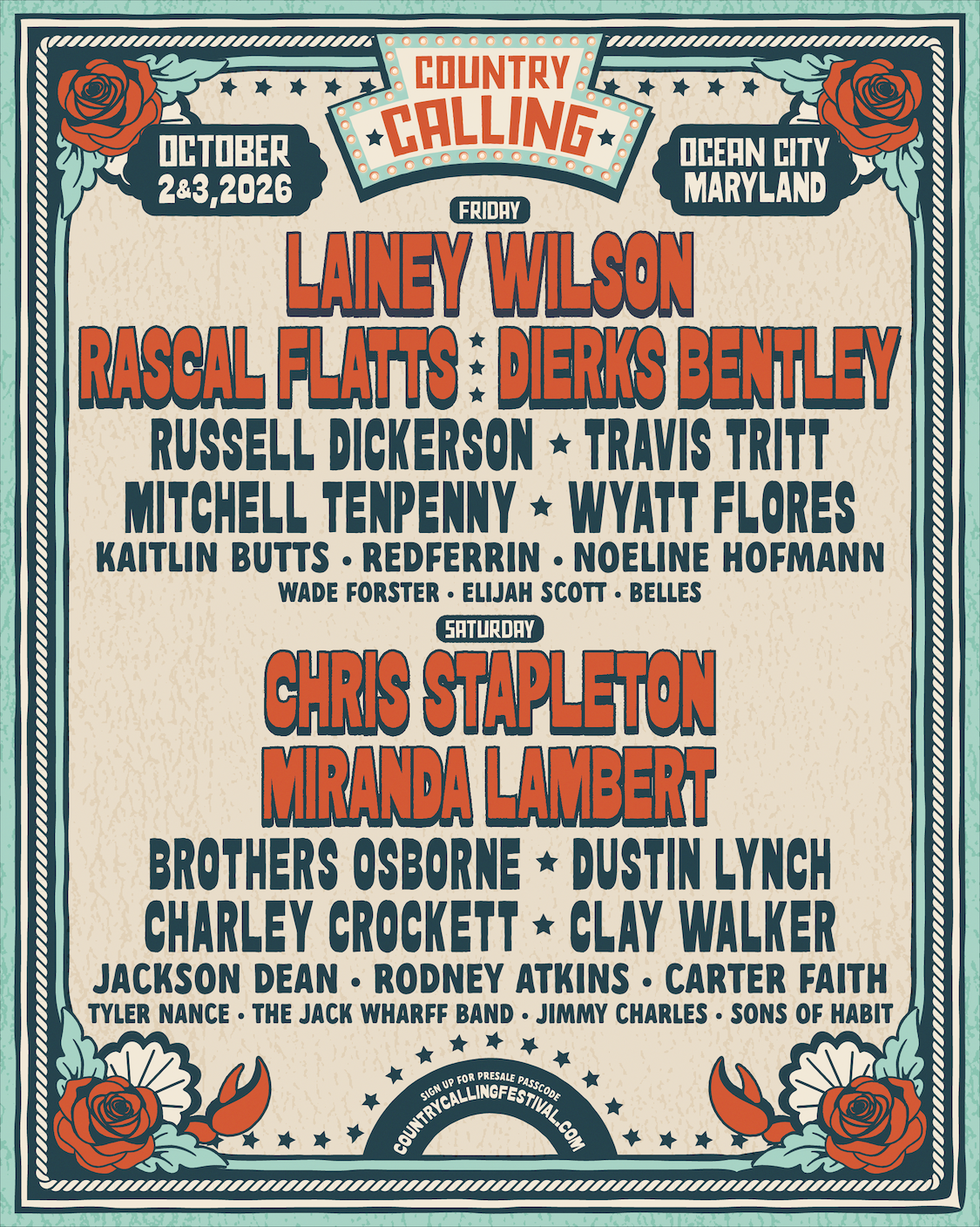 Country Calling Festival | Froggy 99.9