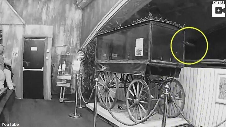 Watch: Handle of Haunted Hearse Lifted by a Ghost?