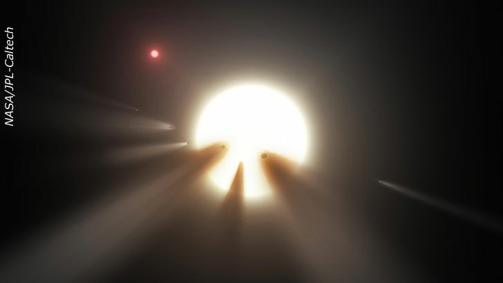 Comets Nixed as Source of 'Alien Megastructure' Anomaly