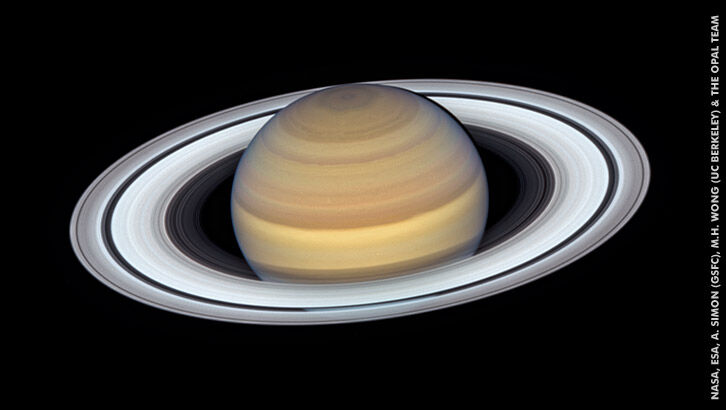 Stunning Hubble Image of Saturn's Rings