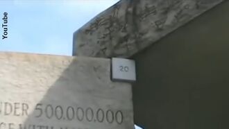 Georgia Guidestones Get Odd Addition