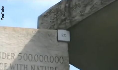 Georgia Guidestones Get Odd Addition
