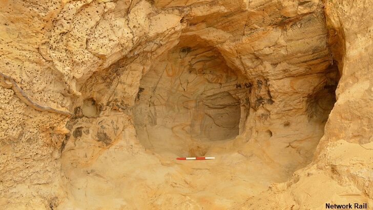 Landslide Reveals Mysterious Medieval Shrine Near Railroad in England