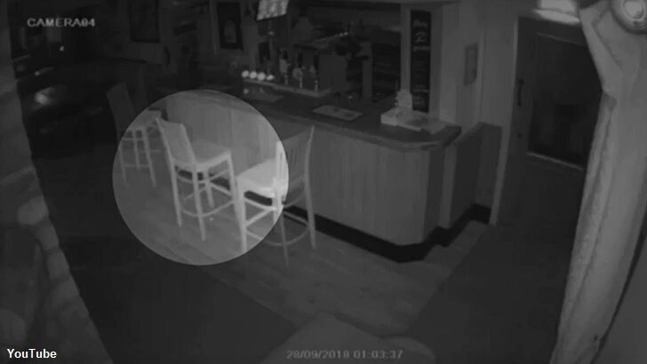 Watch: Security Camera Spots Stool Being Moved by a Ghost?