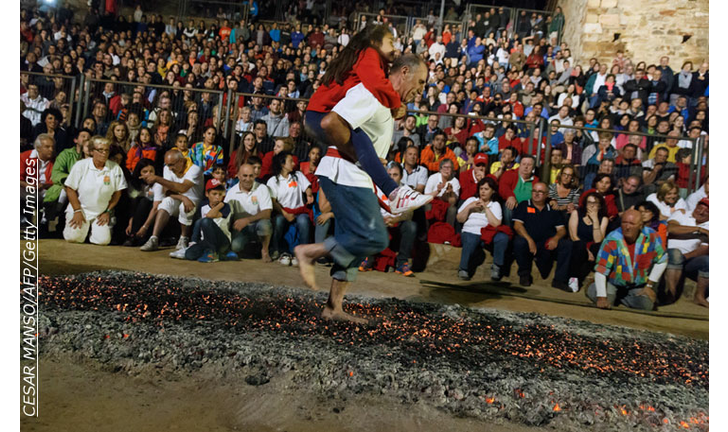 Firewalking Ritual in Spain