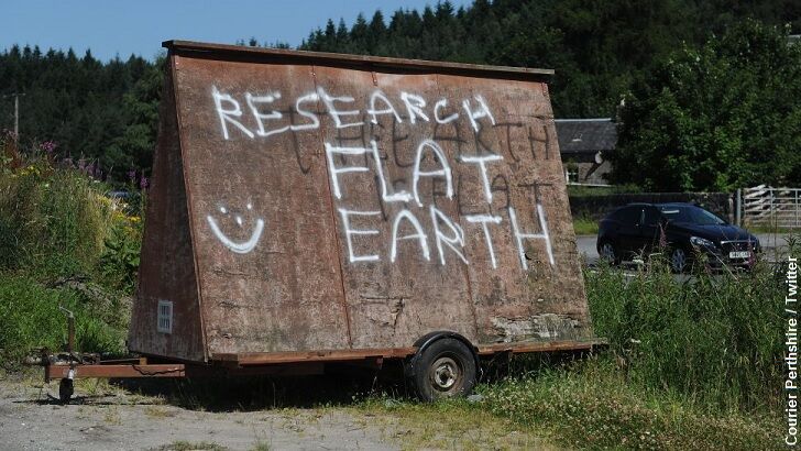 Flat Earth 'Billboard' Campaign Crosses the Atlantic