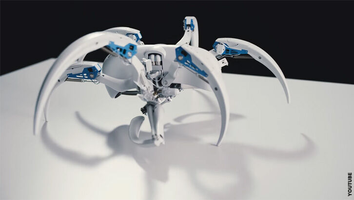 Video: Company Develops Creepy Rolling Spider-Bot