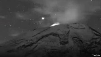Watch: UFO Exits Volcano in Mexico?