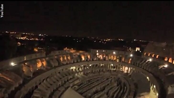 Watch: Climber Infiltrates Roman Colosseum