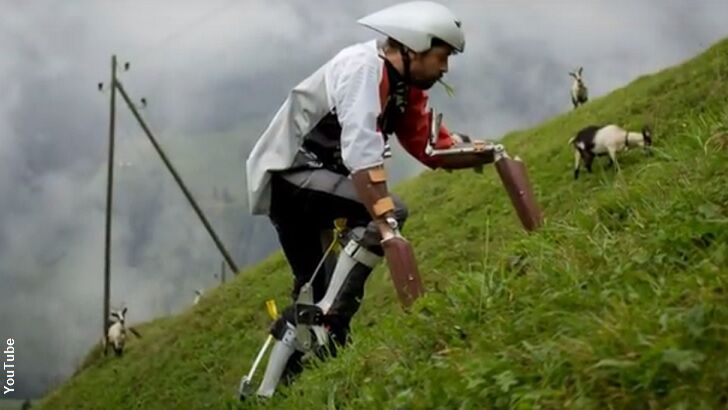 Watch: Man Moves to Swiss Alps to Live as a Goat!
