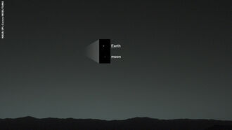 A View of Earth From Mars