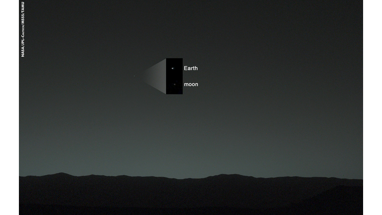 A View of Earth From Mars