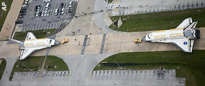 Shuttles Face-To-Face