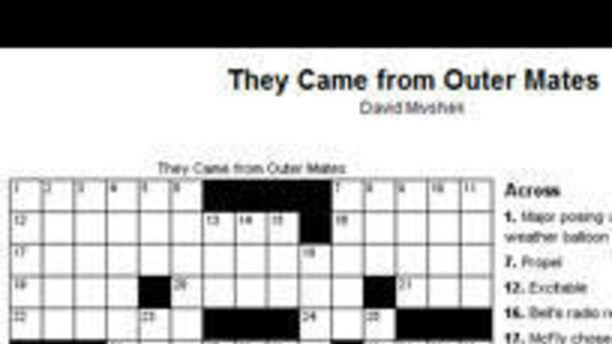 Paranormal Crossword Puzzle Coast to Coast AM