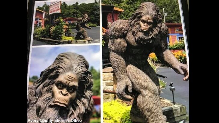 'Bigfoot Bandits' Steal Six-Foot-Tall Sasquatch Statue in North Carolina