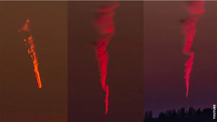 Mysterious Flaming Object Spotted Over England