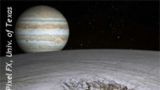 'Great Lakes' on Jupiter's Moon