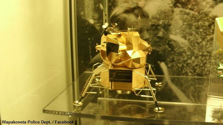 Golden Lunar Module Model Stolen