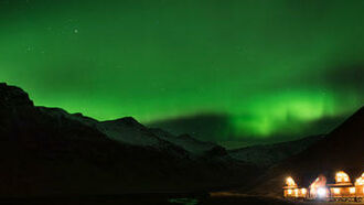 Auroras from the Solar Storm