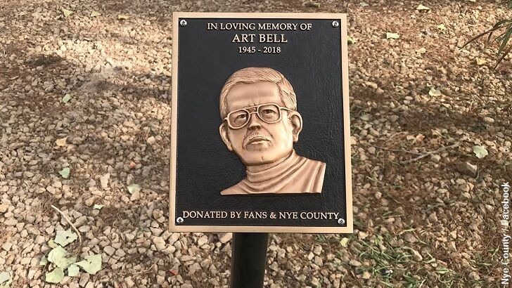 Memorial Plaque Honoring Art Bell Unveiled at Park in Pahrump, Nevada