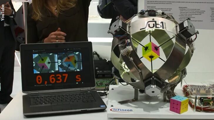 Watch: Robot Smashes Rubik's Cube Record