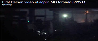 First Person Tornado Footage