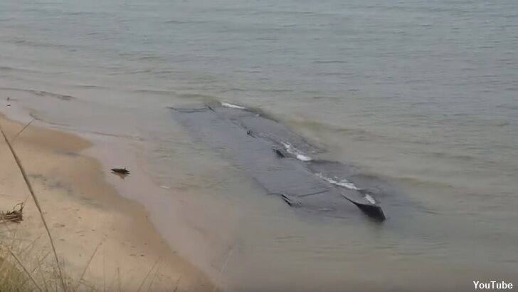 Video: Powerful Storm Reveals Shipwreck at Lake Michigan